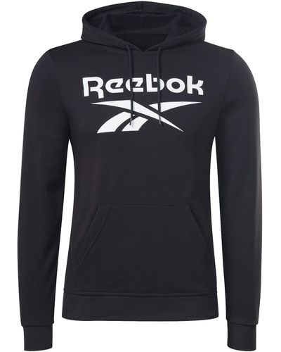 Reebok Grote Logo Lange Mouw Sweatshirt - Zwart