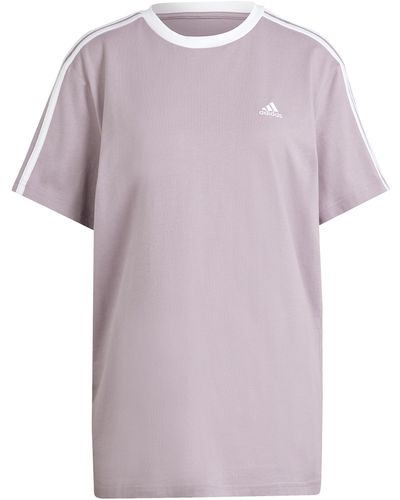 adidas Essentials 3-stripes T-shirt - Paars