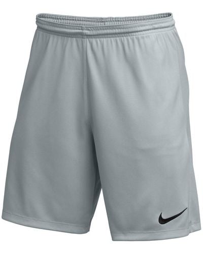 Nike Mens Dry Park Iii Shorts - Grey