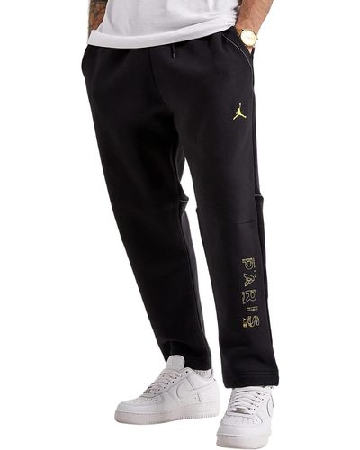 Nike Jordan Pantaloni sportivi PSG in pile da uomo - Nero