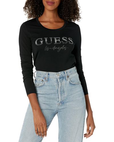 Guess T-shirts for Women | Online Sale up to 82% off | Lyst