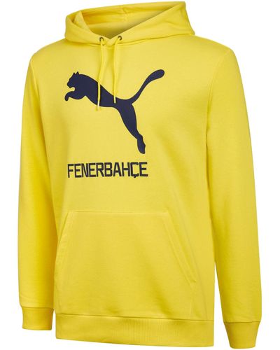 PUMA Fenerbahçe S.k. Cat Hoodie Sweat - Yellow