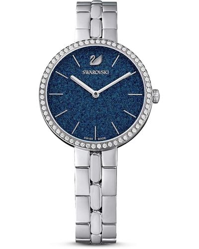 Swarovski Cosmopolitan Horloge Gemaakt In Zwitserland - Blauw