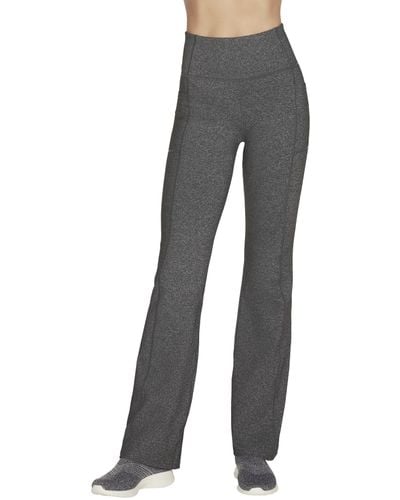 Skechers Womens Gowalk Evolution Flare Pant Ii Leggings - Grey