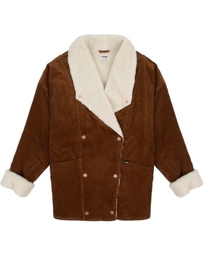 Wrangler Ranch Coat Jacket - Brown