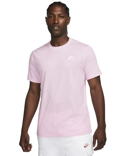 Nike Sportswear Club Short Sleeve T-shirt - Pink
