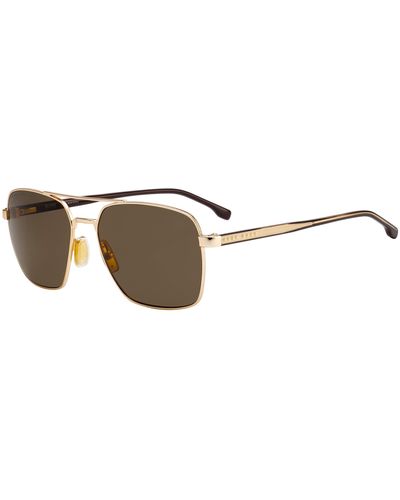 BOSS Gafas de Sol BOSS 1045/S/IT Rose Gold/Brown 58/17/145 hombre - Negro