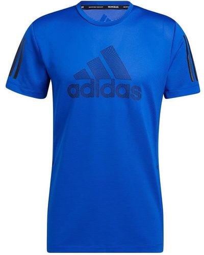 adidas Sportshirt 'warrior' - Blau