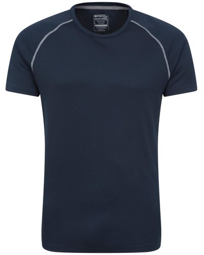 Mountain Warehouse Shirt Endurance pour - Haut Respirant idéal pour Automne - Noir