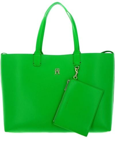 Tommy Hilfiger Iconic Tommy Tote AW0AW14468 Tragetasche - Grün