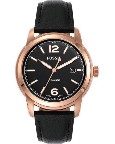 Fossil Me3222 S Heritage Watch - Black