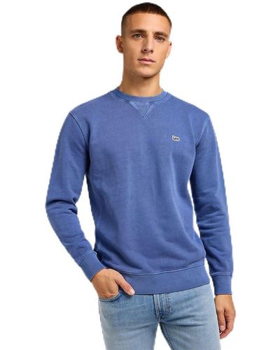 Lee Jeans Plain Crew SWS Sweatshirt - Blau
