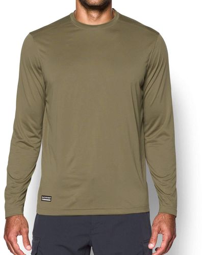 Under Armour S Tactical Tech Long Sleeve Long-sleeves T-shirt - Green