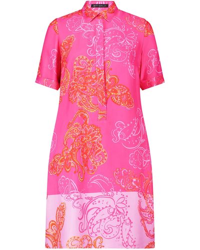 Betty Barclay Hemdblusenkleid mit Knopfleiste Pink/Rosa,46