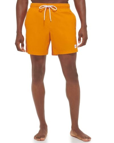 Calvin Klein Cb2dfq09-ora-medium Swim Trunks - Orange
