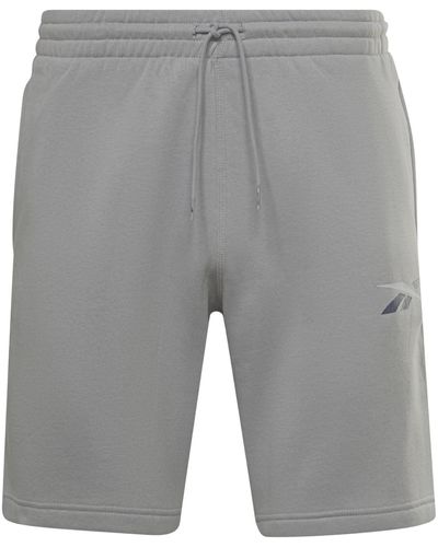 Reebok Te Vector Fleece Shorts - Grau