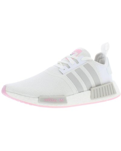 adidas nmd white grey pink