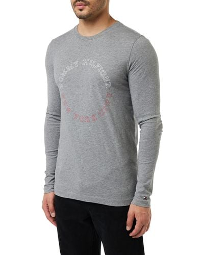 Tommy Hilfiger Long-sleeve T-shirt Cotton - Grey