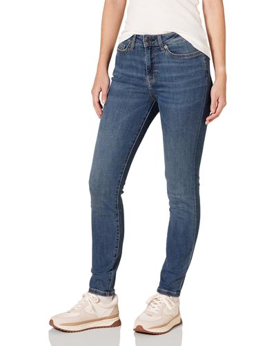 Amazon Essentials Jeans Skinny a Vita Alta Donna - Blu