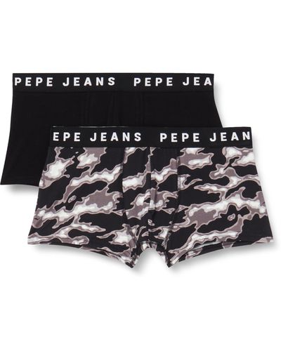 Pepe Jeans Camo Lr Tk 2p Trunks - Black
