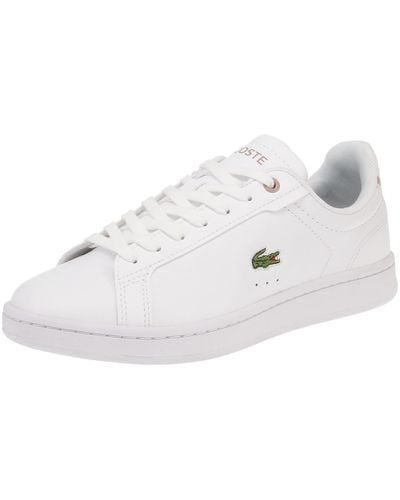  Lacoste Zapatillas Storm para mujer, Blanco/Negro : Ropa,  Zapatos y Joyería