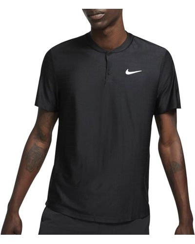 Nike M Nkct Df Advtg Poloshirt Voor - Zwart