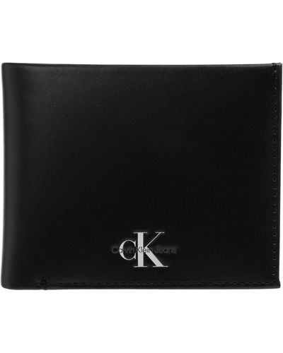 Calvin Klein Monogram Soft Bifold W/Coin K50K511456 Geldbörsen - Schwarz