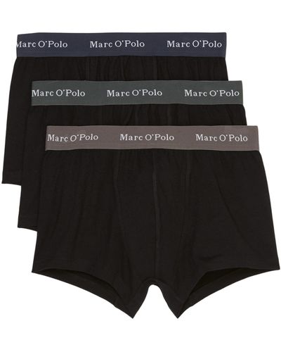 Marc O' Polo Body & Beach Multipack M-Shorts 3-Pack Boxershorts - Schwarz