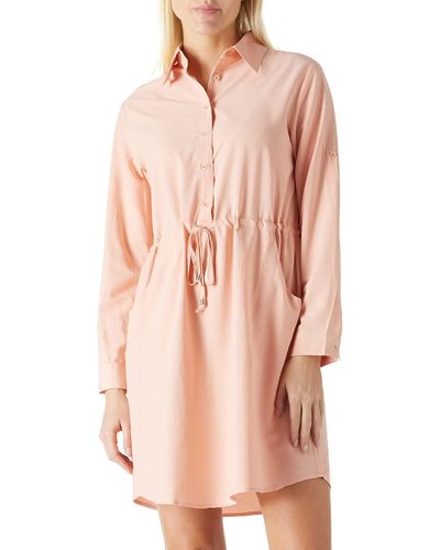 Long sleeve tunic dress with clearance pockets
