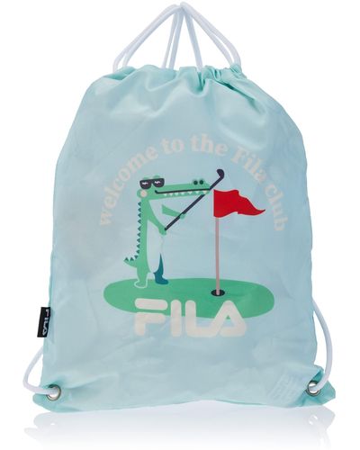Fila Brakpan Club Small Sport Drawstring Backpack Green-One Size - Blu