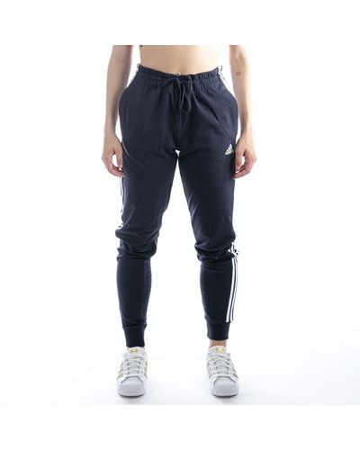 adidas joggingbroek Essentials 3-stripes - Blauw