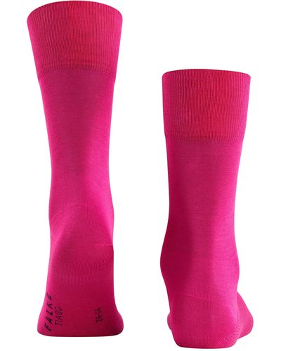 FALKE Socken Tiago M SO Fil D'Ecosse Baumwolle einfarbig 1 Paar - Pink