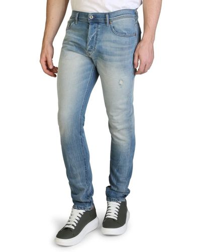 DIESEL Jeans Tepphar 081AP Slim Carrot Fit Stoned Blue - Blau