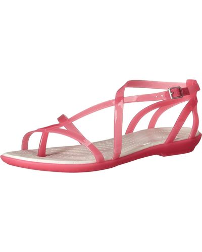 Crocs™ Reduziert Isabella Gladiator Sandal Paradise pink - Schwarz