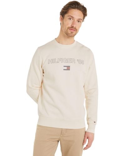 Tommy Hilfiger Sweatshirt ohne Kapuze - Natur