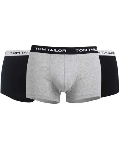 Tom Tailor Boxershorts 3er Pack Unterhosen XL - Grau
