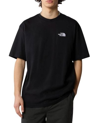The North Face 's S/S Essential Oversize Tee T-Shirt - Nero