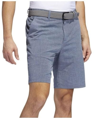 adidas Golf Standard Crosshatch Short - Blue