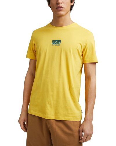 Esprit 051cc2k306 Camiseta - Amarillo