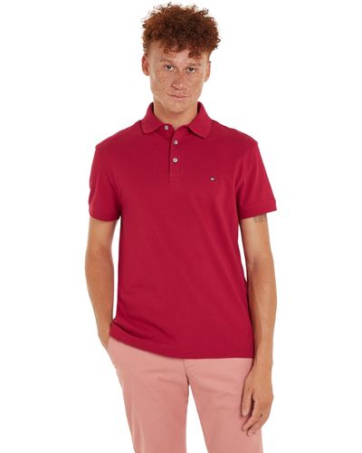 Tommy Hilfiger Polohemd Voor - Rood