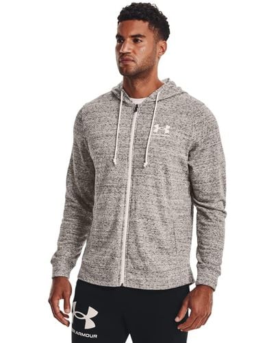 Under Armour Armor Rival Full Zip Hoodie - Gray