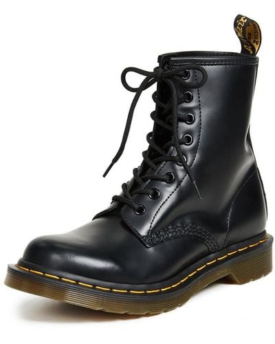 Dr. Martens 1460 Smooth Leather 8 Eye Boot - Black