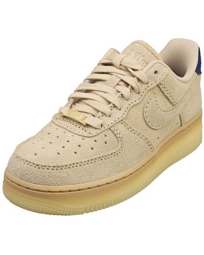 Nike Air Force 1 07 Lx Womens Fashion Trainers In Grain Blue - 6.5 Uk - Natural