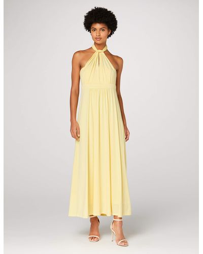 TRUTH & FABLE Maxi A-line Dress - Yellow
