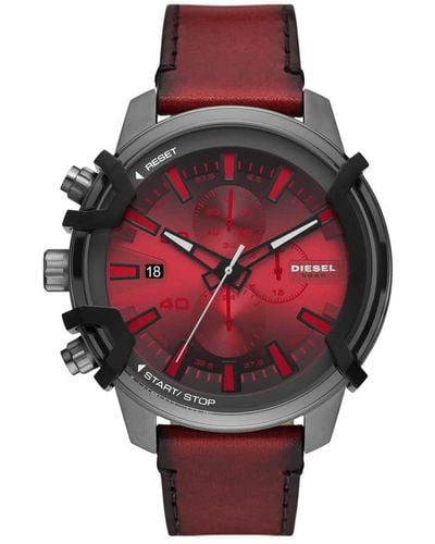 DIESEL Dz4594 S Griffed Watch - Red