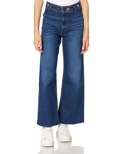 Desigual Denim_claudi Jeans Voor - Blauw