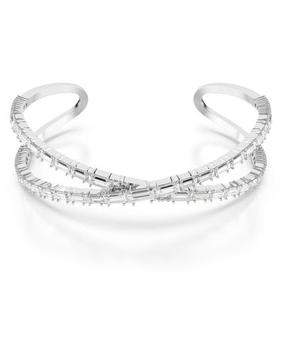 Swarovski Hyperbola Bracelet Cuff - White