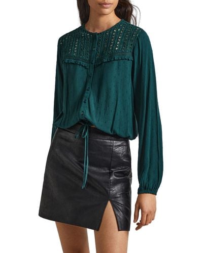Pepe Jeans Isabel Blouse - Green