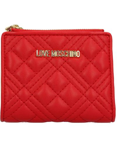 Love Moschino Portefeuille Portefeuilles Quilted - Rouge