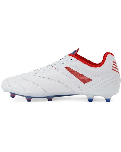 Umbro S Toco Iv Pro Fg Firm Ground Football Boots Bit Blue/red 9.5 - White